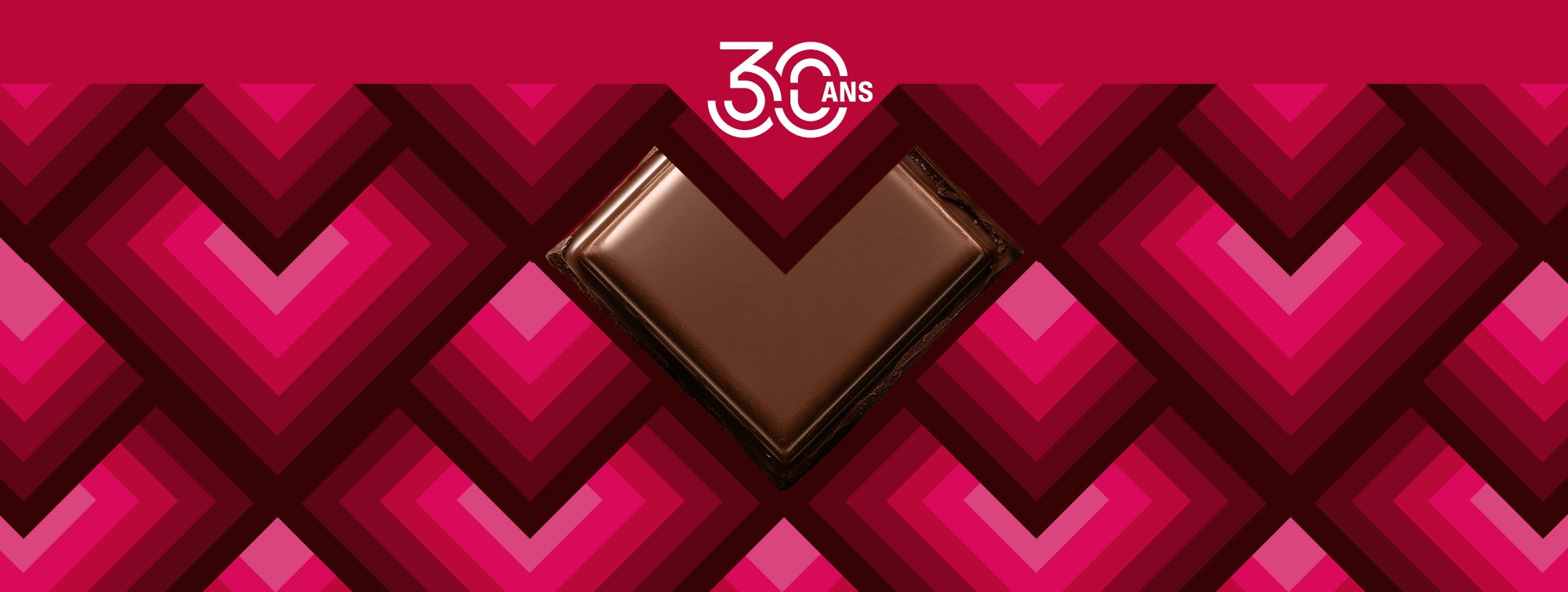 Bannière des 30 ans du Salon du Chocolat