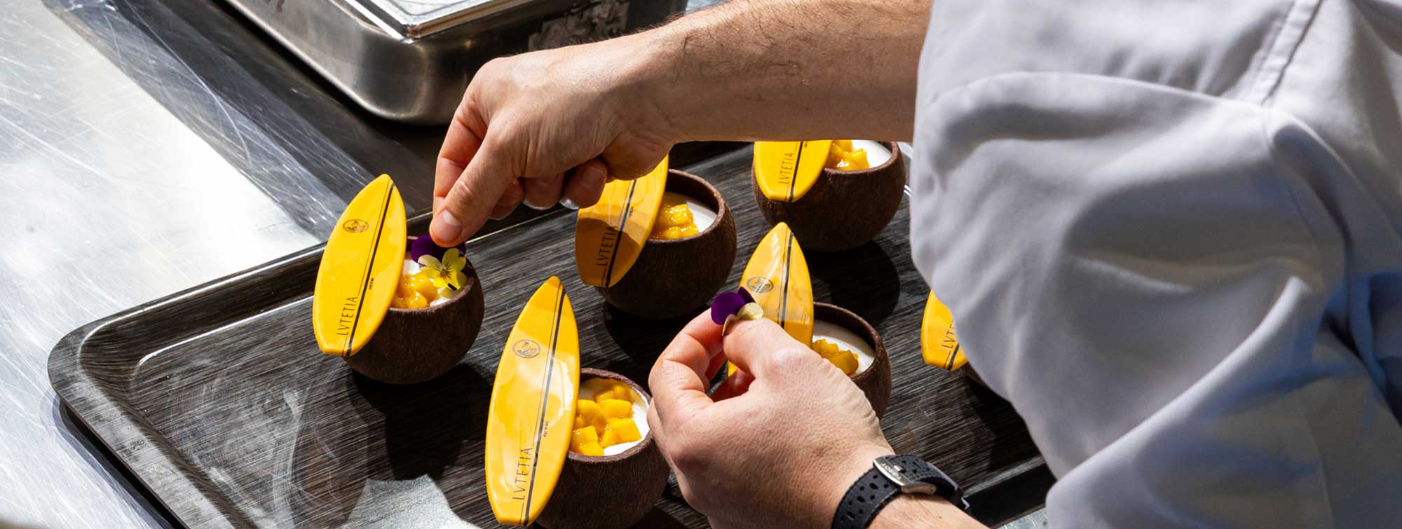Pâtisserie réalisée sur le Salon du Chocolat lors du Pastry Show.