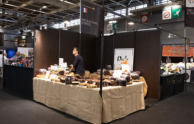Stand équipe basique du Salon du Chocolat