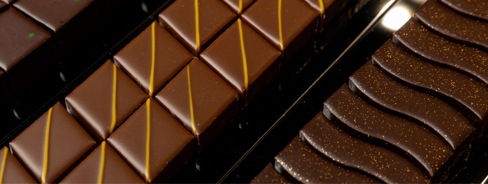 Zoom sur des chocolats