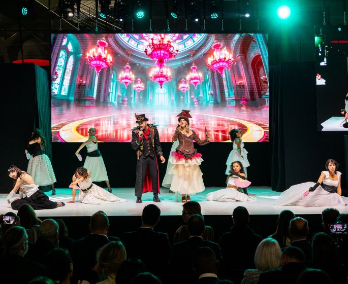 Show musical du Salon du Chocolat.