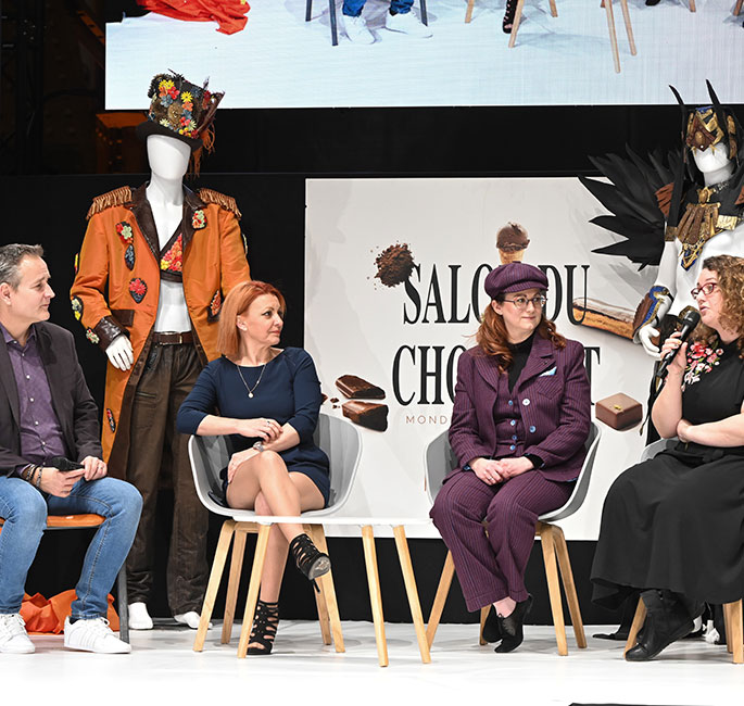 Conférence sur le Salon du Chocolat de Lyon.