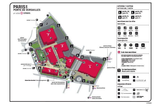 Access map VIPARIS
