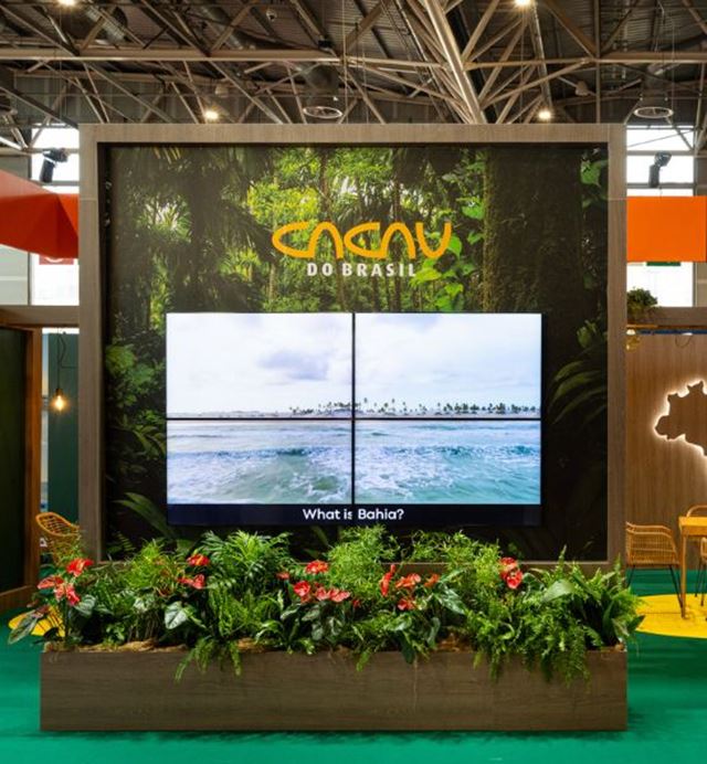 Representation of the Brazilian stand.