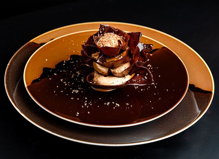 Photo of a chocolate pastry.