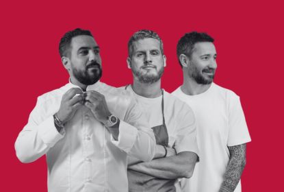 Jeffrey Cagnes, Yann Couvreur et Cedric Grolet pour l'espace REMIX