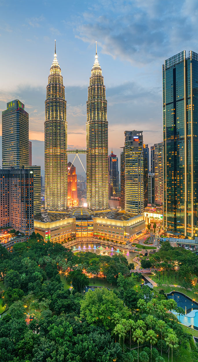Photo de la ville de Kuala Lumpur.