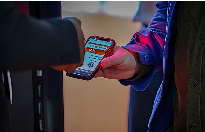 scan of a dematerialised ticket